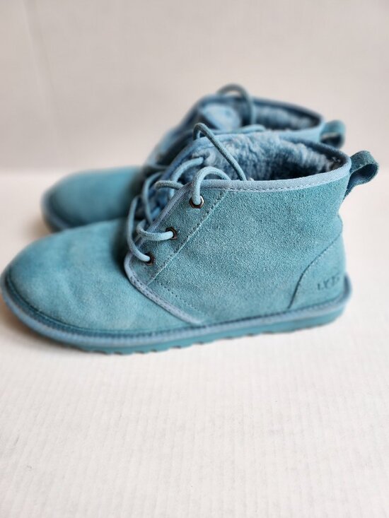 Men\'s UGG Neumel Suede Chukka Boots - Blue - Size 9 - Wool-Lined Ankle Boots main image 12
